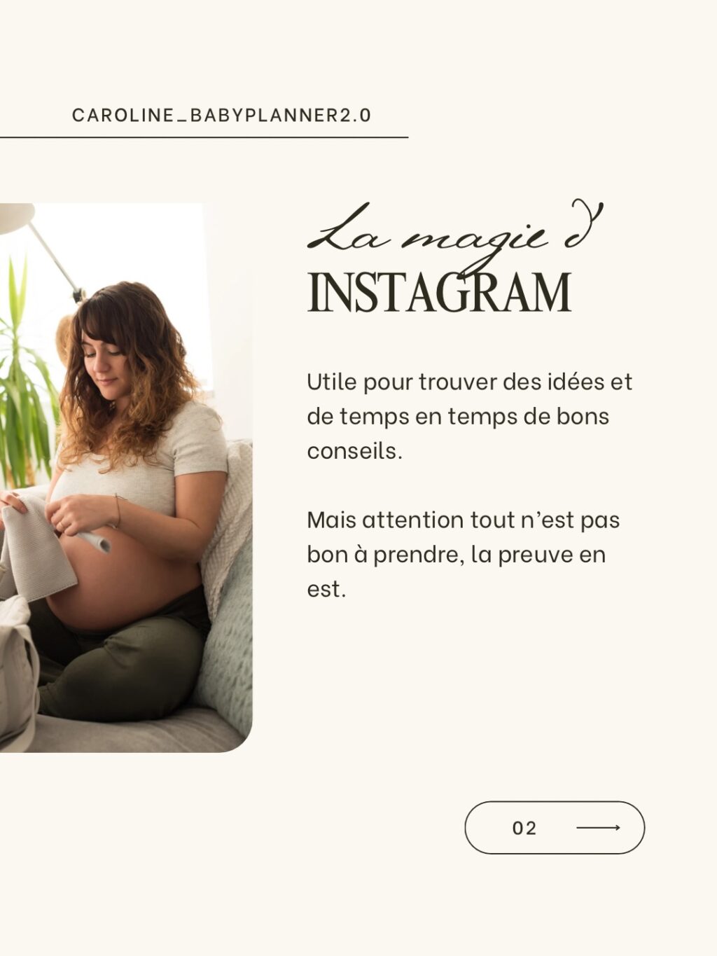 Instagram post from caroline_babyplanner2.0. This post is in position 1.